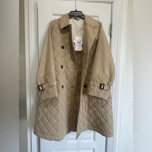 MaxMara Weekend Quilted Trench - NWT - Tan